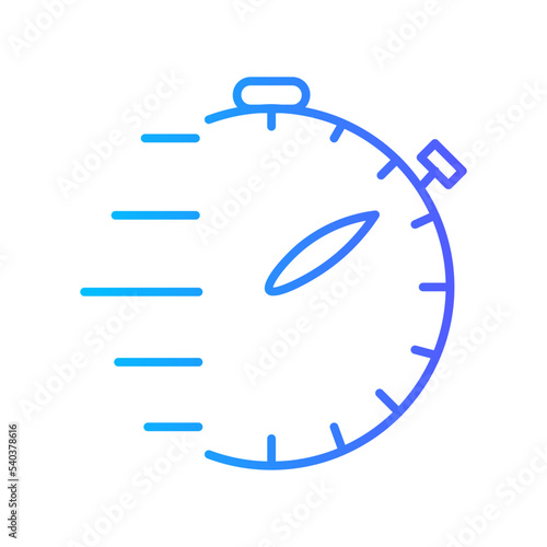 stopwatch gradient icon