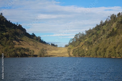 Calm Lake Water Among the Green Trees