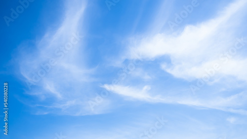 Blue Sky white Cloud Background, Sunlight Day with Sky Wallpaper Backdrop,Mockup Nature Landscape Free Space Backdrop,Card or Poster for Environment Protection.