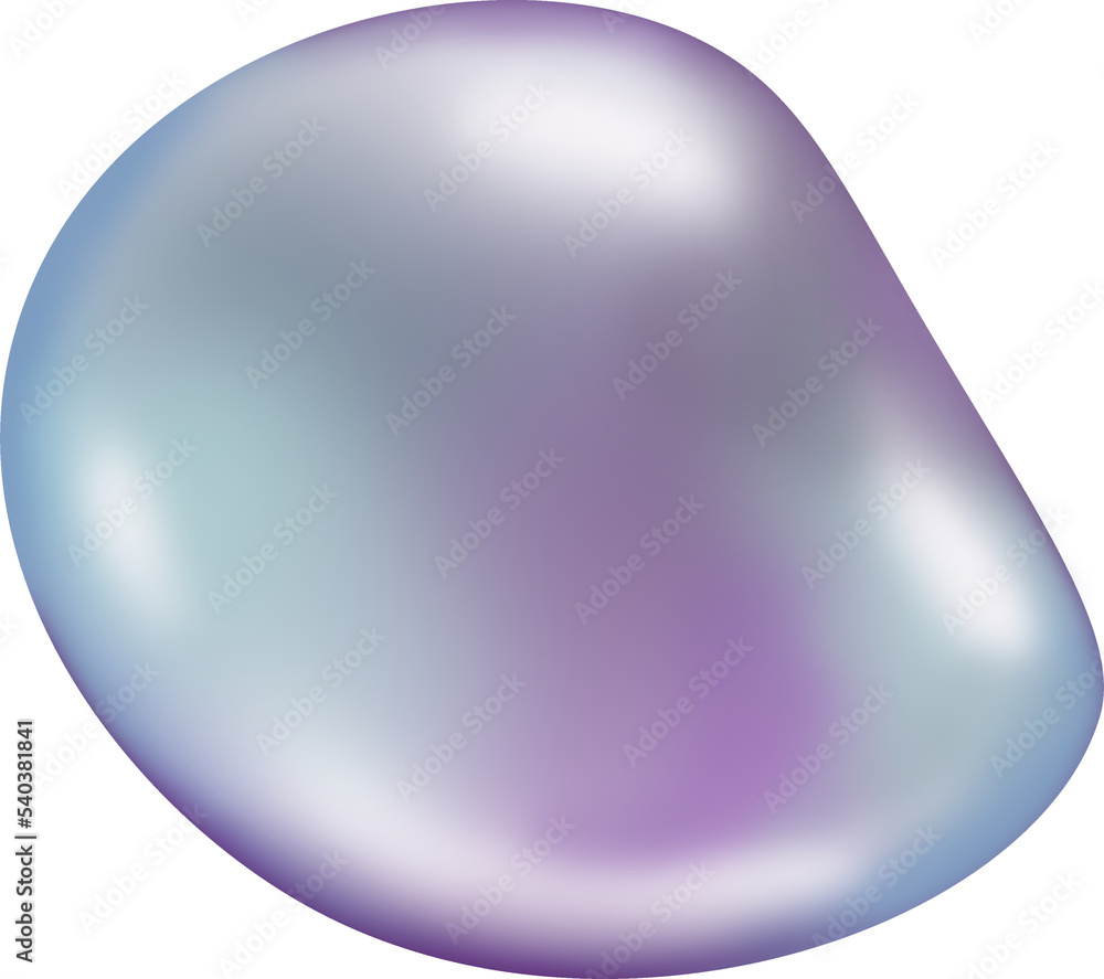 Chrome Futuristic Freeform Gradient Shape Chrome Futuristic Freeform Gradient Shape