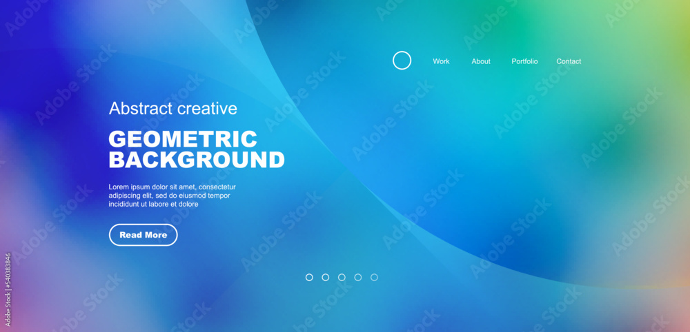Bright fluid gradient circles abstract background. Business or technology design for wallpaper, banner, background, landing page, wall art, invitation, prints Bright fluid gradient circles abstract background. Business or technology design for wallpaper, banner, background, landing page, wall art, invitation, prints