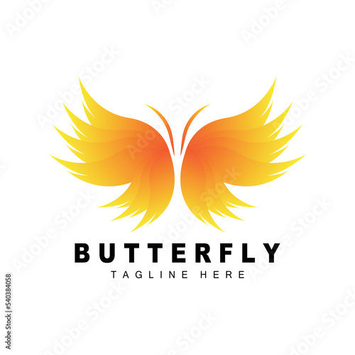 Butterfly Logo, Animal Design With Beautiful Wings, Decorative Animals, Product Brands