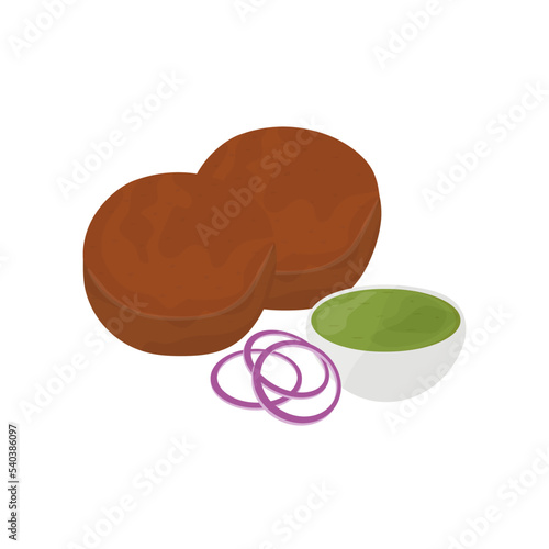 Tunde Ke Kabab, a popular minced meat kebab in India. Galuti kebab is the main dish of Awadh cuisine.
