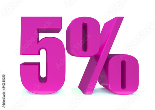 5 Percent off 3d Sign on White Background, Special Offer 5% Discount Tag, Sale Up to 5 Percent Off,big offer, Sale, Special Offer Label, Sticker, Tag, Banner, Advertising
