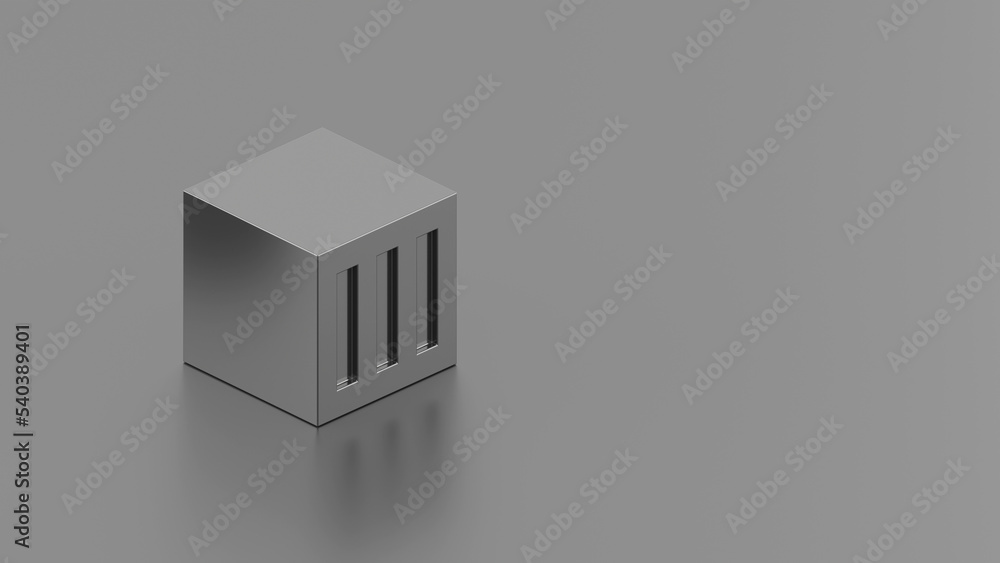 Abstract steel container as symbol
of software virtual container machine cloud. 3d illustration. Abstract steel container as symbol
of software virtual container machine cloud. 3d illustration.