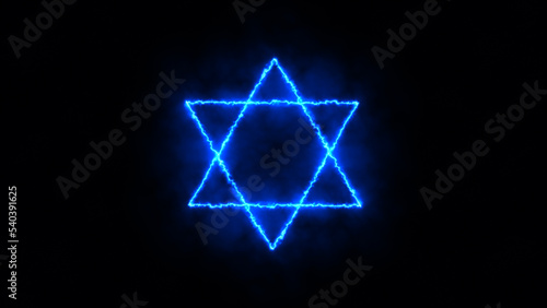 Blue Star of David symbol