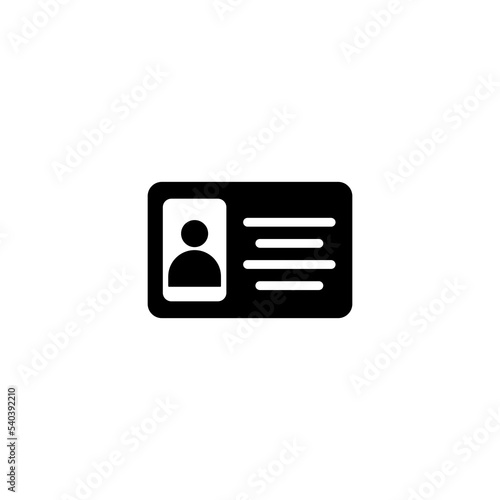 Employee card design, membership card icon vector illustration icon for graphic design