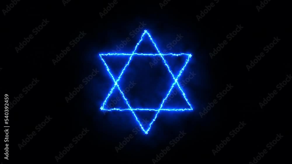 Blue Star of David symbol Blue Star of David symbol