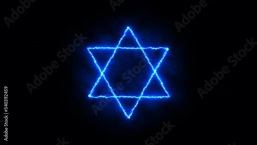 Blue Star of David symbol