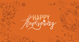 Happy thanksigiving turkey, meal, dinner, line, outline, layout, orange