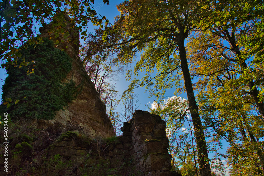 Chateau Ochsenstein in den Vogesen Chateau Ochsenstein in den Vogesen