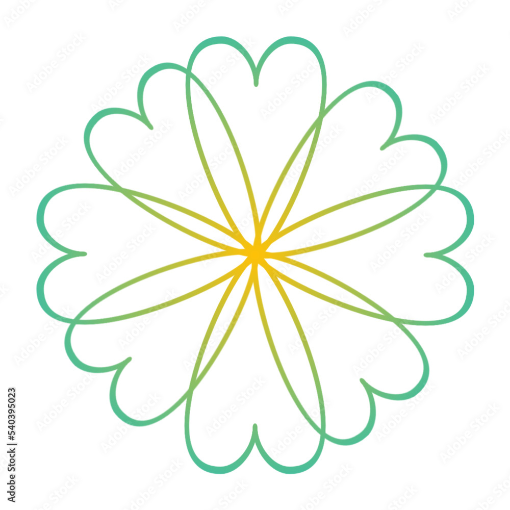 abstract flower illustration abstract flower illustration