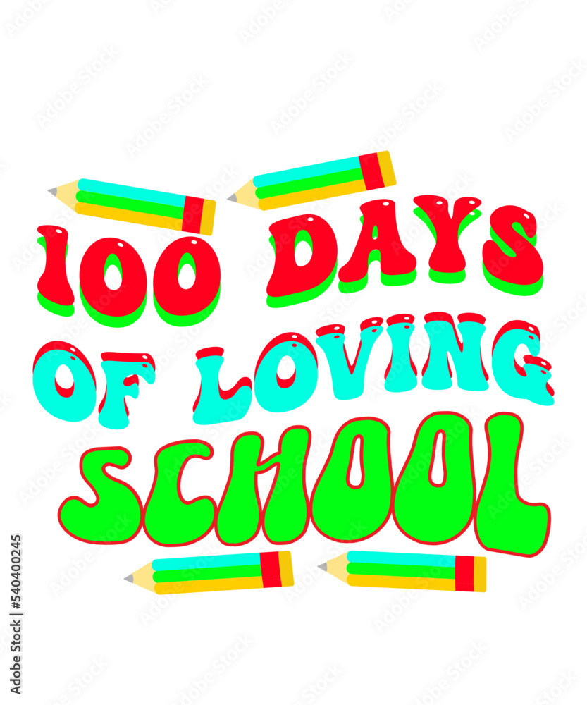 100 Days Of School Svg Design,100 Days Of School svg Bundle, 100 Days