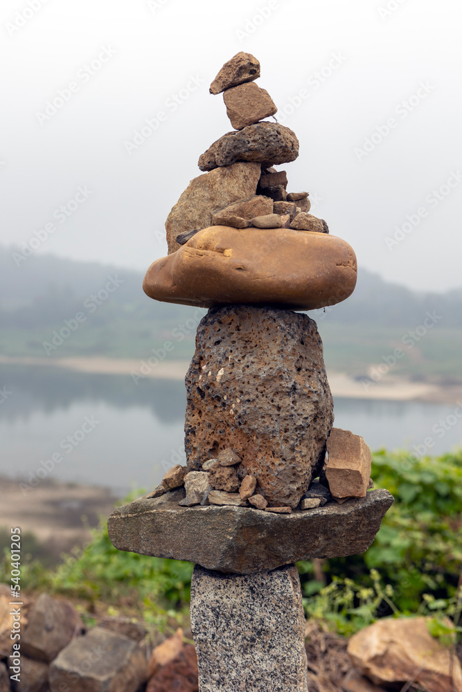 Foto stack of stones