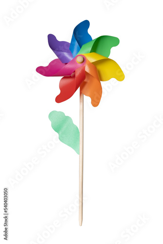 Rainbow pinwheel toy