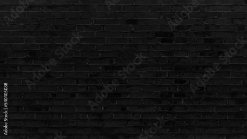 Foto Black seamless color bricks wall background
