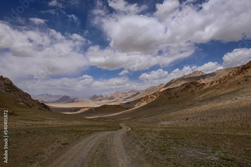 Wild desolation off the Pamir Highway, Tajikistan