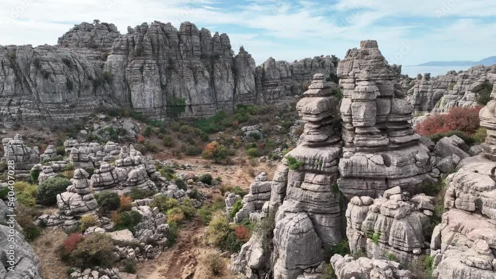 vistas del paraje natural de Antequera en la provincia de Málaga, España vistas del paraje natural de Antequera en la provincia de Málaga, España