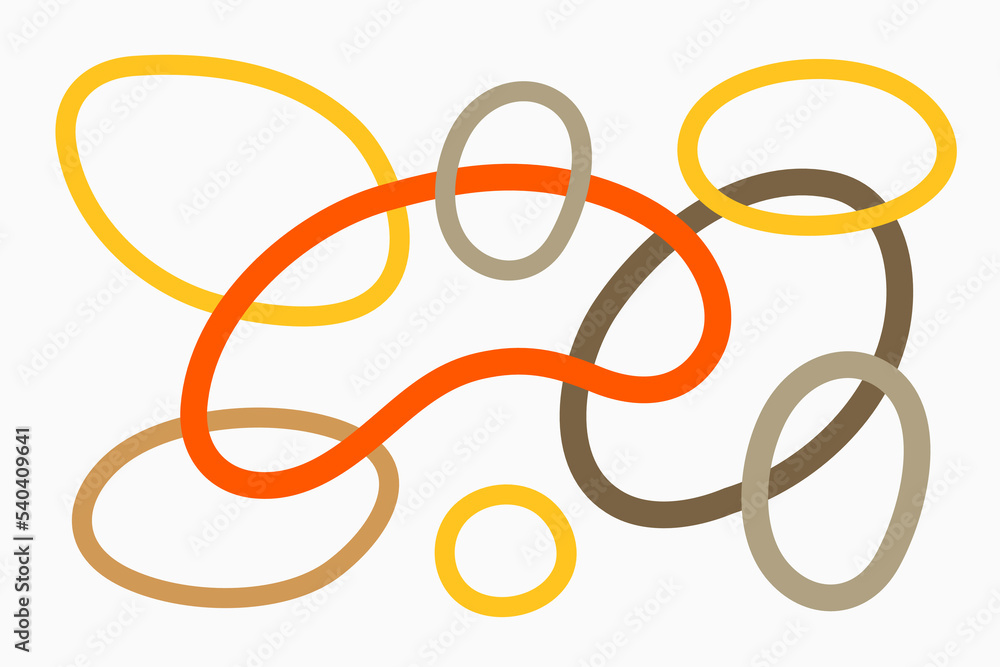 Abstract background shape with circles on white. Colored circle shapes Abstract background shape with circles on white. Colored circle shapes