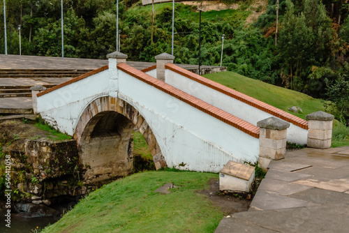 Puente de Boyacá (in English: The Bridge of Boyaca) is a small bridge located at the Bogota Tunja highway in a valley crossing Teatinos river. photo