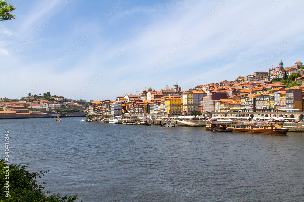 Vista de la ciudad de Oporto. Portugal.
