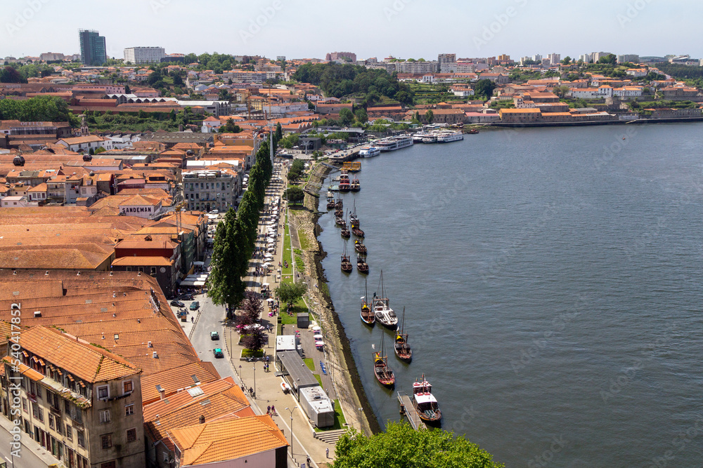 Vista de la ciudad de Oporto. Portugal	