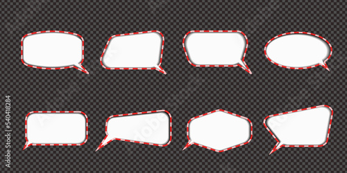 8 christmas quote frame , speak frame, dialog box buble in 1 bundle