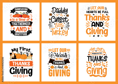 Happy thanks giving turkey day print designs for print on demand