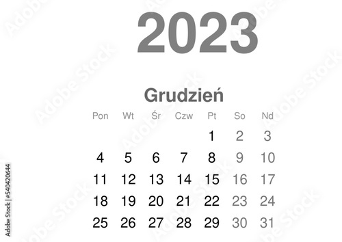 kalendarz PL -2023 - 12