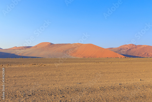 Dunes in the Namib-Naukluft National Park of Namibia.