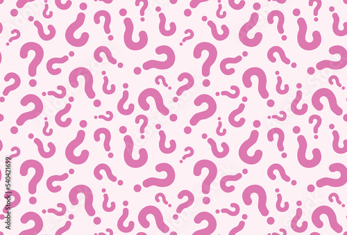 Seamless pattern from of question marks.