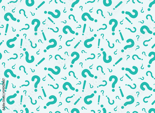Wallpaper Mural Seamless pattern from of question marks. Torontodigital.ca