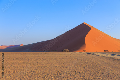 Dunes in the Namib-Naukluft National Park of Namibia.