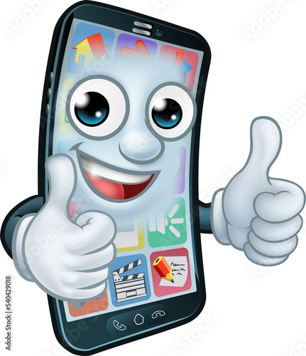 Mobile Phone Thumbs Up Cart...