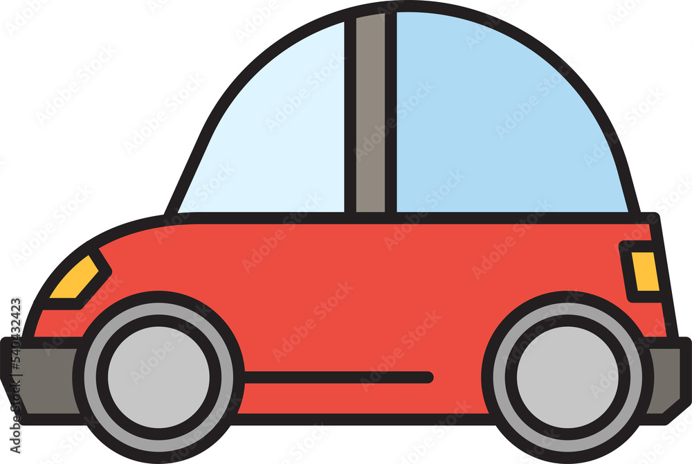 Fototapeta premium car icon illustration