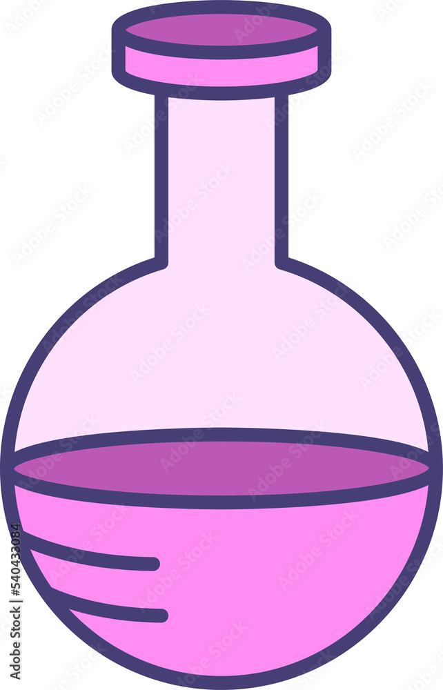 erlenmeyer flask icon illustration erlenmeyer flask icon illustration