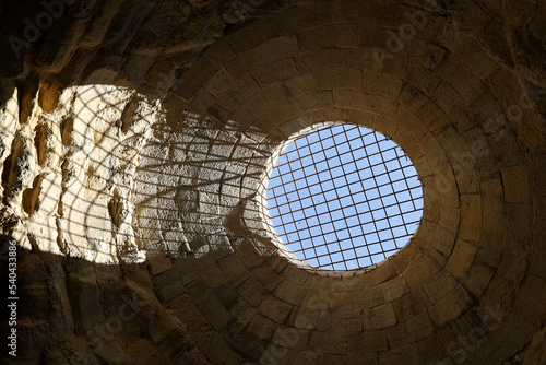 window to the sky in Karak crusader castle