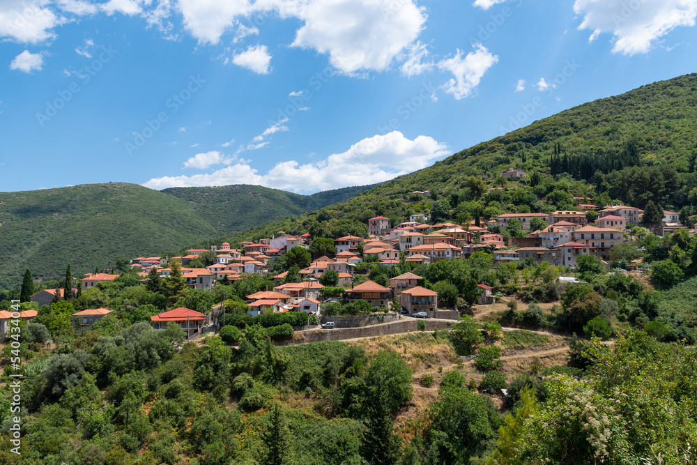 Andritsaina village view in Arcadia, Greece