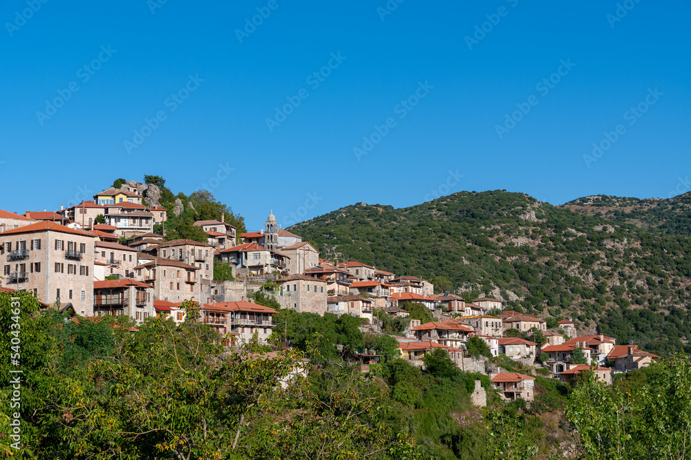 Dimitsana village in Arcadia, Greece