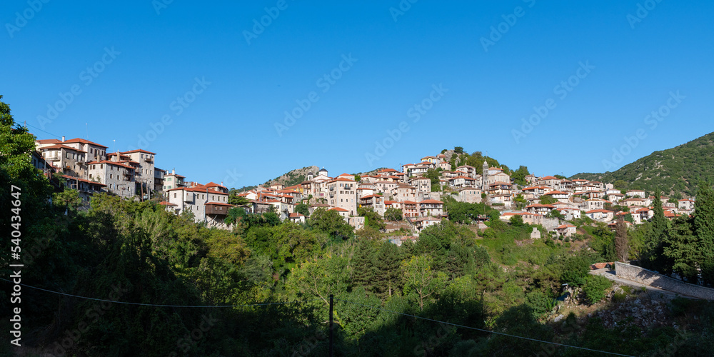 Dimitsana village in Arcadia, Greece
