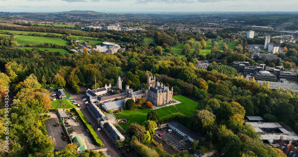 Aerial Photo of Stormont Castle Dundonald Belfast Co Down Northern Ireland 23-10-22