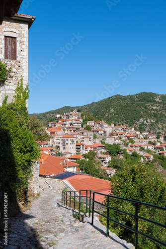 Dimitsana village in Arcadia, Greece photo