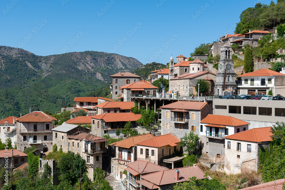 Lagadia village in Arcadia, Greece