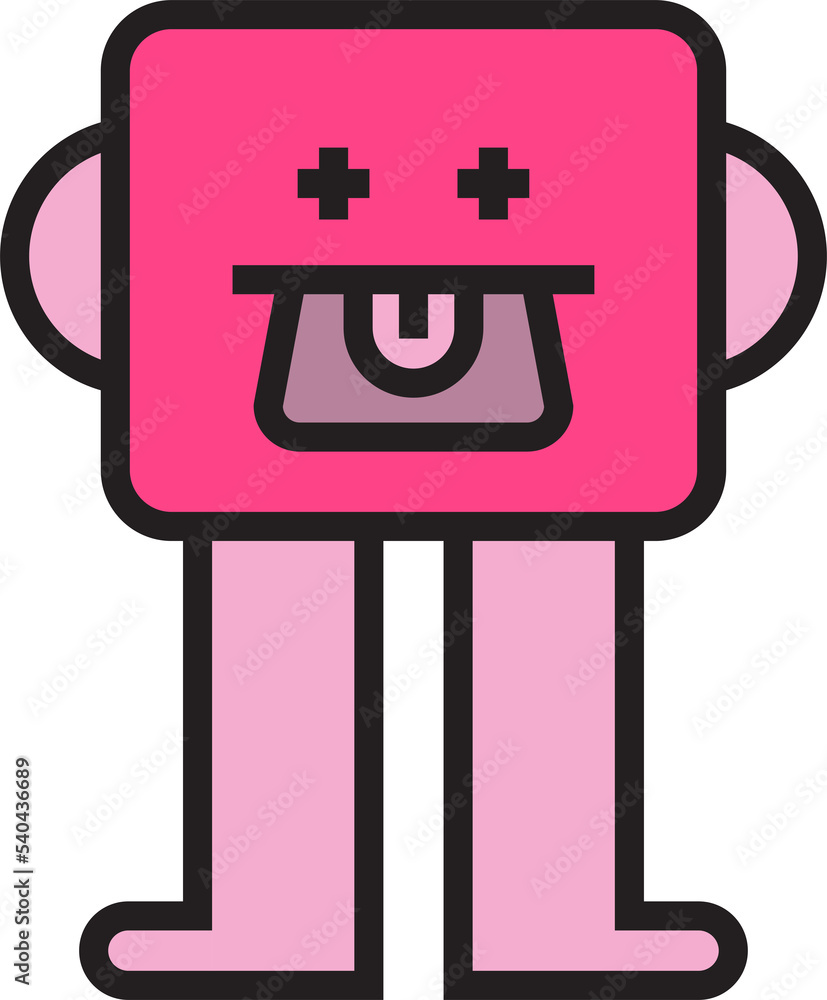 cute and funny monster cartoon character illustration cute and funny monster cartoon character illustration