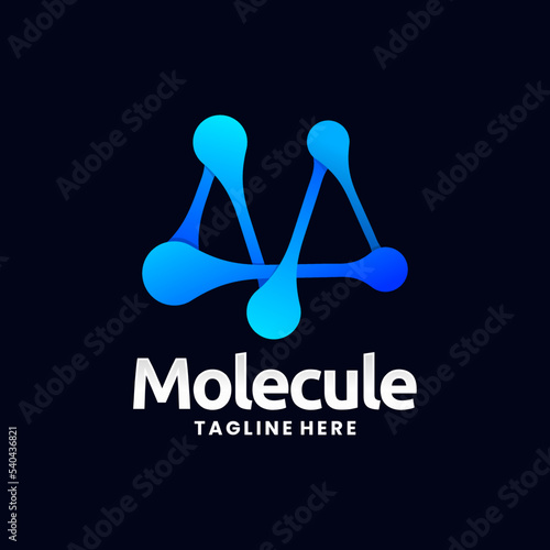 M molecule logo design