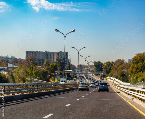 traffic on the highway © KAIRZHAN