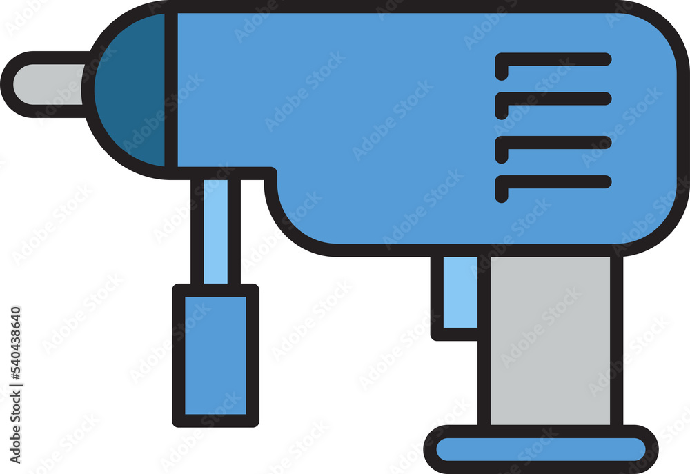 electric drill icon illustration electric drill icon illustration