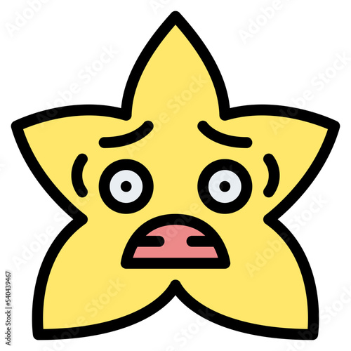anxious star emoji