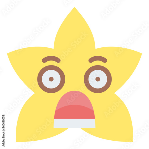astonished star emoji