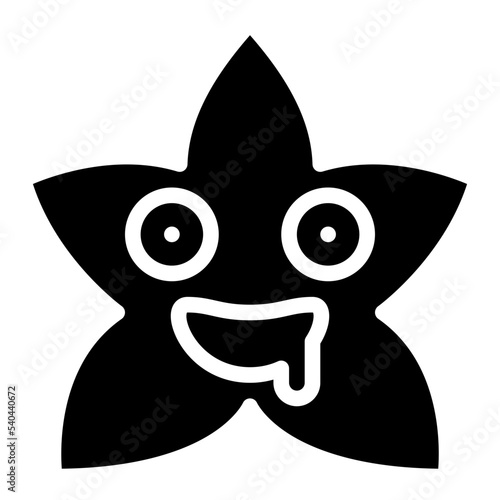 drooling star emoji